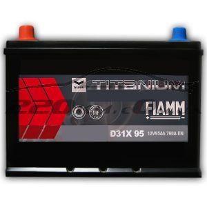 Автомобильный аккумулятор Fiamm Titanium pro black asia 6СТ-95L+ купить с доставкой в интернет магазине - 220km.com
