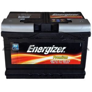 Акумулятор для авто Energizer Premium 77R+ EM77L купити з доставкою в інтернет магазині - 220km.com