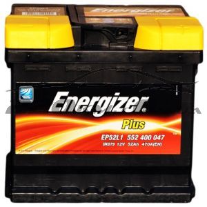 Акумулятор для авто Energizer Plus 52R+ EP52L1 купити з доставкою в інтернет магазині - 220km.com