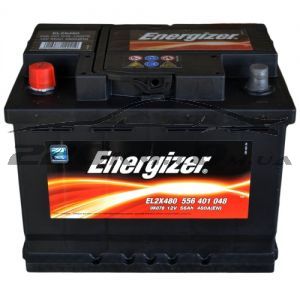 Акумулятор для авто Energizer 56L+ EL2X480 купити з доставкою в інтернет магазині - 220km.com