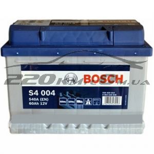 Автомобільний акумулятор Bosch S4 6СТ-60R+(0092S40040) купити з доставкою в інтернет магазині - 220km.com