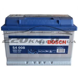 Автомобільний акумулятор Bosch S4 6СТ-74R+(0092S40080) купити з доставкою в інтернет магазині - 220km.com