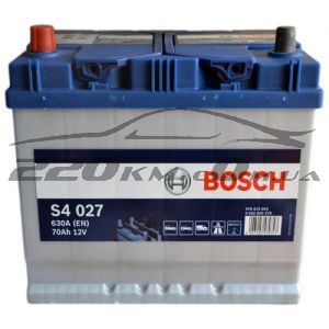 Аккумулятор автомобильный Bosch S4 asia 6СТ-70L+(0092S40270) купить с доставкой в интернет магазине - 220km.com