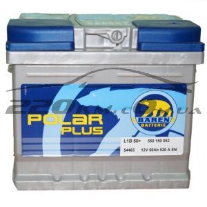 Акумулятор для авто Baren Polar Plus 50R+(L1B 50)550 150 052 купити з доставкою в інтернет магазині - 220km.com