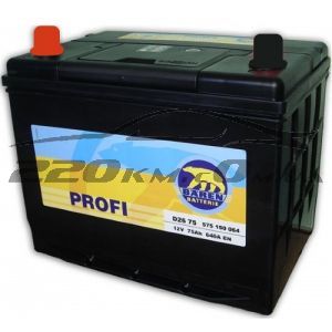 Акумулятор для авто Baren Profi asia 75L+(D26X 75)575 151 064 купити з доставкою в інтернет магазині - 220km.com