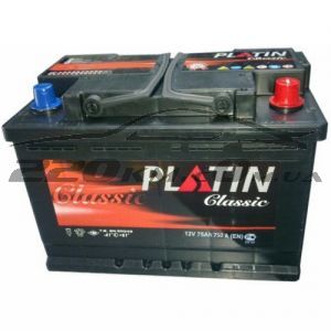Акумулятор для авто Platin Classic 75R+(5752011) купити з доставкою в інтернет магазині - 220km.com