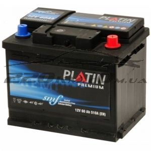 Акумулятор для авто Platin Premium 60 R+(5602048) купити з доставкою в інтернет магазині - 220km.com