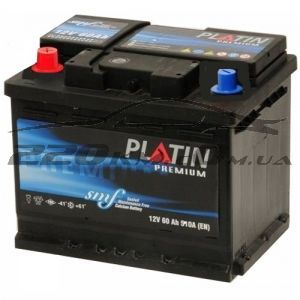Акумулятор для авто Platin Premium 60 L+(5602058) купити з доставкою в інтернет магазині - 220km.com