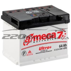 Акумулятор для автомобіля A-mega Ultra Plus 6СТ-64L+ купити з доставкою в інтернет магазині - 220km.com