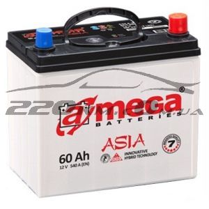 Акумулятор для автомобіля A-mega Premium asia 6СТ-60R+ купити з доставкою в інтернет магазині - 220km.com
