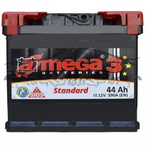 Акумулятор для автомобіля A-mega Standart 6СТ-44R+ купити з доставкою в інтернет магазині - 220km.com