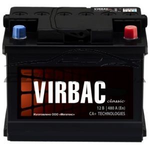Акумулятор для авто Virbac Classic 6СТ 60R+ купити з доставкою в інтернет магазині - 220km.com
