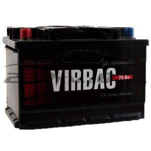 Акумулятор для авто Virbac Classic 6СТ 75L+ купити з доставкою в інтернет магазині - 220km.com