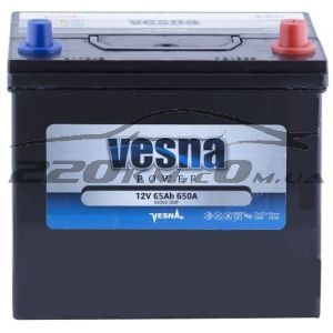 Акумулятор для авто Vesna Power asia 6CT-65R+ купити з доставкою в інтернет магазині - 220km.com