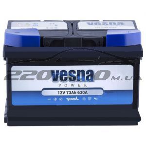 Акумулятор для авто Vesna Power 6CT-73R+ купити з доставкою в інтернет магазині - 220km.com