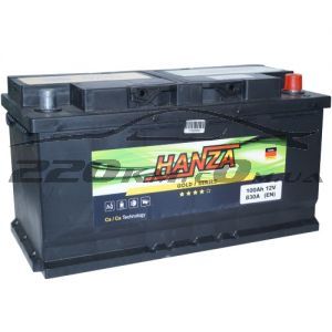 Акумулятор для авто Hanza Gold 6СТ-100R+ купити з доставкою в інтернет магазині - 220km.com